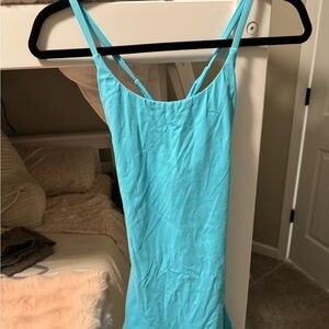 Athletic cross back mini dress